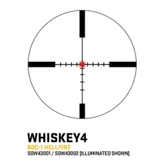Whiskey4 3-12X44Mm SFP Side Focus BDC Reticle  Black - photo 3