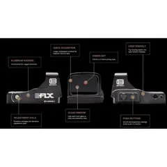 EFLX 3-MOA Dot Reticle Mini Reflex Sight Black - photo 7