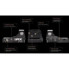 EFLX 6-MOA Dot Reticle Mini Reflex Sight Black - photo 3