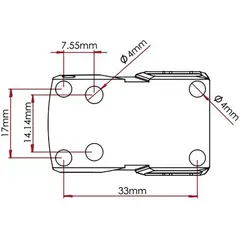 CT RAD MICRO Rapid Aiming Dot 3 MOA Red Dot Reticle Black - photo 6