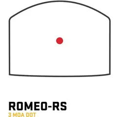Romeo-RS 3 MOA Red Dot Pro Footprint Black - photo 2
