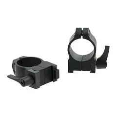 1" Medium (0.925") QD 19mm Dovetail Rings, Black - photo 1