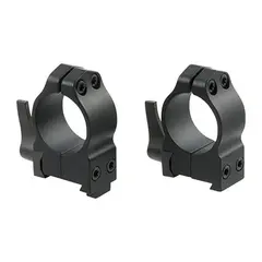 1" Medium (0.925") QD 19mm Dovetail Rings, Black - photo 2
