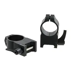 1" Extra High (0.65") QD Rings Black - photo 1