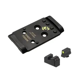 Optic Plate EPS w/Tritium Front Sight Glock Full Size MOS - photo 9