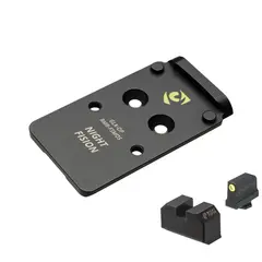 Optic Plate RMR/507c w/Tritium Front Sight for Glock FS MOS - photo 3