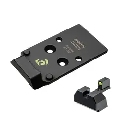 Optic Plate RMR/507c w/Tritium Front Sight for CZ-P10 - photo 2