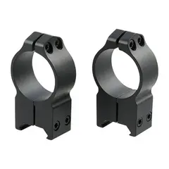 30mm Extra High (1.240") Fixed Rings, Black - photo 1