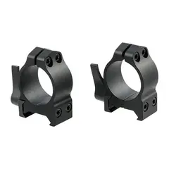 1" Low (0.25") QD Rings Black - photo 1