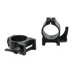 1" Low (0.25") QD Rings Black - photo 2