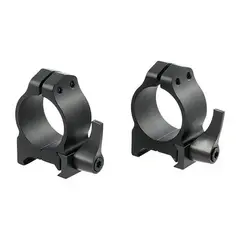1" Low (0.25") QD Rings Black - photo 3