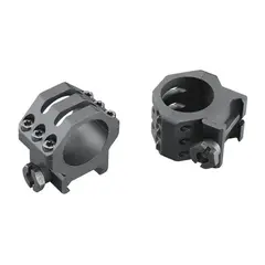 30mm Six-Hole Picatinny Rings, High - photo 1