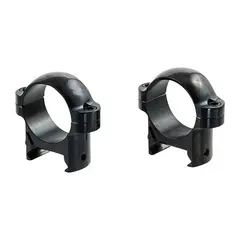 Zee Rings 1" Low Steel Rings Gloss Black - photo 2