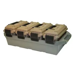 Ammo Crate 4-Can 30 Cal Polymer Dark Earth/Army Green - photo 1
