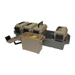 Ammo Crate 5-Can Multi-Cal Mini Polymer Dark Earth/Army Grn - photo 1