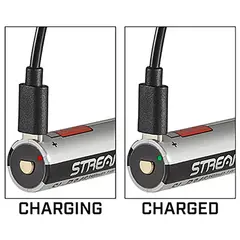 The MegaStream USB Rechargeable EDC Flashlight Black - photo 4