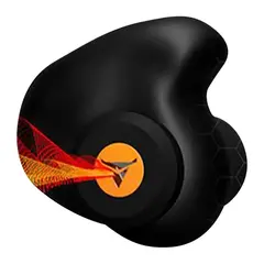 Custom Molded Percussive Shooting Earplug,  Black - photo 1