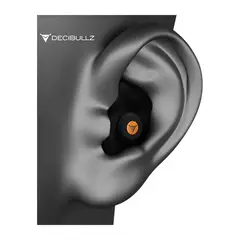 Custom Molded Percussive Shooting Earplug,  Black - photo 2