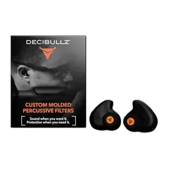 Custom Molded Percussive Shooting Earplug,  Black - photo 4