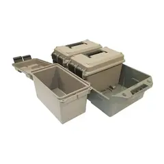 MTM 3-Can Ammo Crate 50 Cal Dark Earth - photo 1