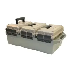 MTM 3-Can Ammo Crate 50 Cal Dark Earth - photo 2