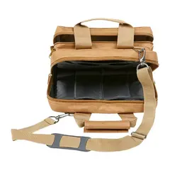 Deluxe 2 Pistol Range Bag W/Strap & Molle Tan - photo 2