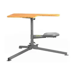Stable Table BR Shooting Bench w/Red Oak Table & Steel Frame - photo 1