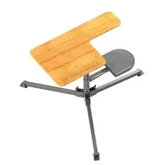 Stable Table BR Shooting Bench w/Red Oak Table & Steel Frame - photo 2