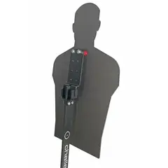 Rifle Target Full Size Human Silhouette Armor Post - photo 2