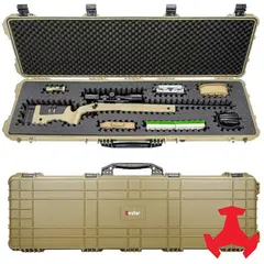 53" Hard Rifle Case w/Ragar Foam Insert Tan - photo 4