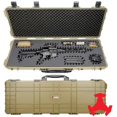 44" Hard Rifle Case w/Ragar Foam Insert Tan - photo 1