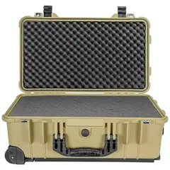 22" Carry-On Roller Hard Case w/Ragar Foam Inserts Tan - photo 6