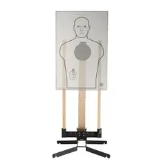 8" Steel Handgun Training Target with Heavy Base & Holder - photo 3