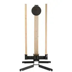 8" Steel Handgun Training Target with Heavy Base & Holder - photo 5