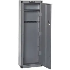 Gun Cabinet W/Key Lock 8-Gun 55" H X 18" W X 10" D, Black - photo 2