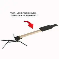 Steel Torso Shaped Handgun Target with Standard Base - photo 2