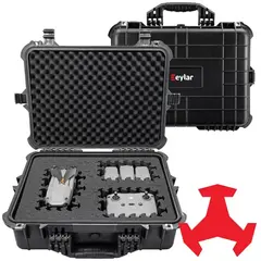 20" Large Hard Gear Case w/Ragar Foam Inserts Black - photo 1