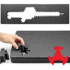 RAGAR Crosslink Foam Insert 46"x13.5" for Hard Rifle Case - photo 5
