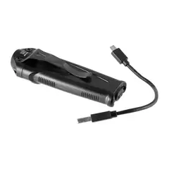 Rechargeable Pocket LED Flashlight 650 Lumen Black - photo 1