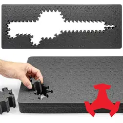 RAGAR Crosslink Foam Insert 35.75"x13.5" for Hard Rifle Case - photo 2