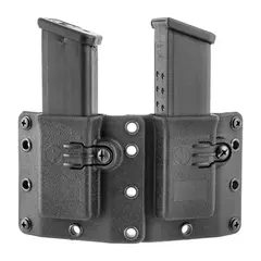Copia Double Pistol Mag Carrier 9/40 Black Standard - photo 4