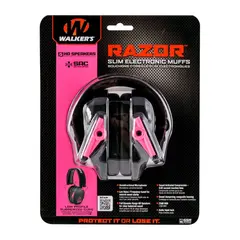 Razor Slim Electronic Muffs, Pink - photo 7