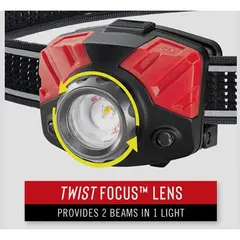 FL75 Headlamp 700 Lumens w/Pure Beam & Twist Focus BLK/Red - photo 5