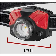 FL75 Headlamp 700 Lumens w/Pure Beam & Twist Focus BLK/Red - photo 6