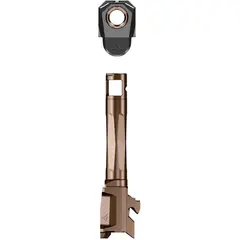 RAMJET Barrel W/AFTERBURNER Micro Comp For Glock 43X -Bronze - photo 4