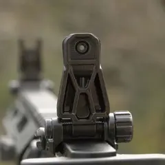 MBUS Pro Rear Sight Flip Up Adjustable Steel Black - photo 2