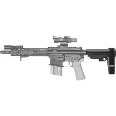 SBA3 5 Position Adjustable Pistol Stabilizing Brace Black - photo 3