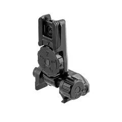 MBUS Pro Rear Sight Flip-Up LR Adjustable 2.6" Steel Black - photo 1