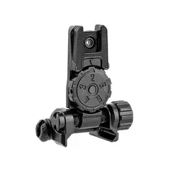 MBUS Pro Rear Sight Flip-Up LR Adjustable 2.6" Steel Black - photo 4