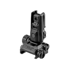 MBUS Pro Rear Sight Flip-Up LR Adjustable 2.6" Steel Black - photo 8
